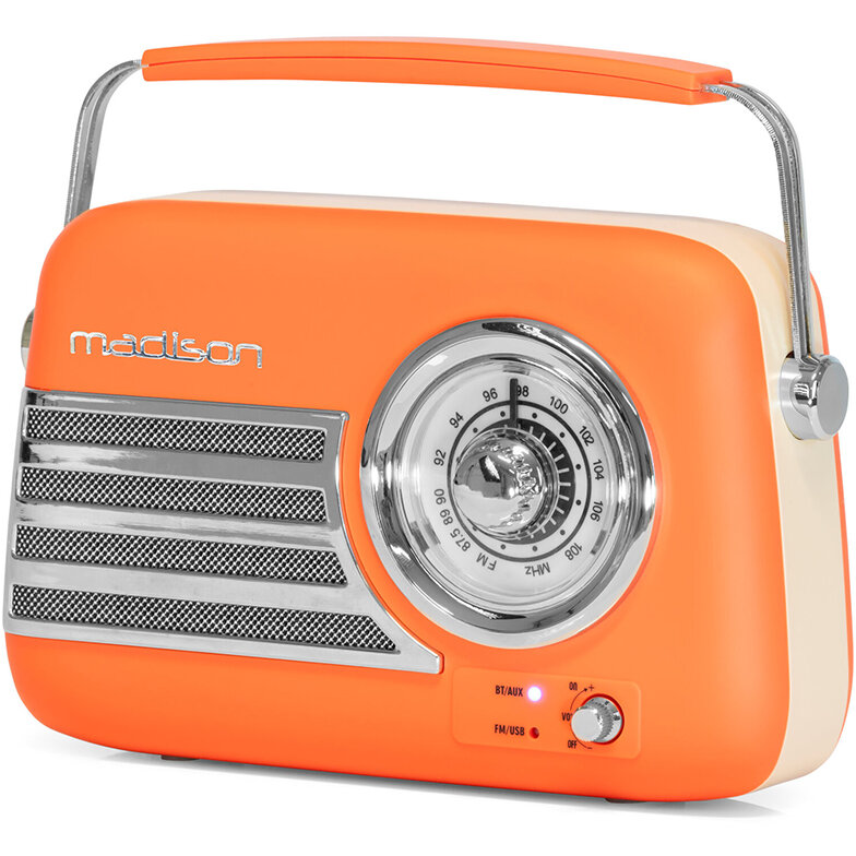 Oferte la Radio Portabil FM Nostalgia 30W Orange Mat