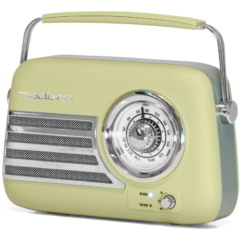 Oferte la Radio Portabil FM Nostalgia Bluetooth Olive