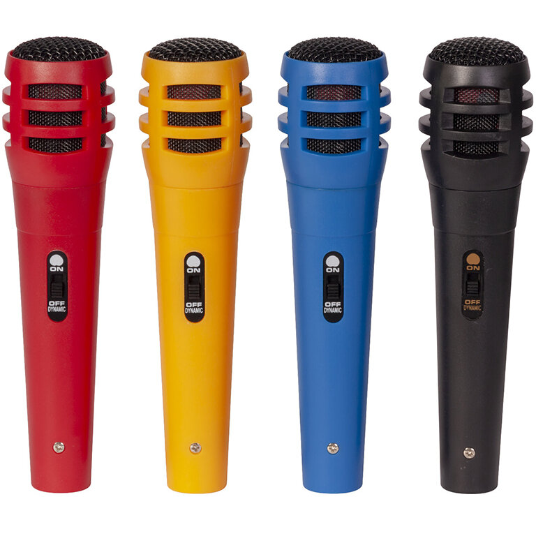 Set 4 Microfoane Diverse Culori