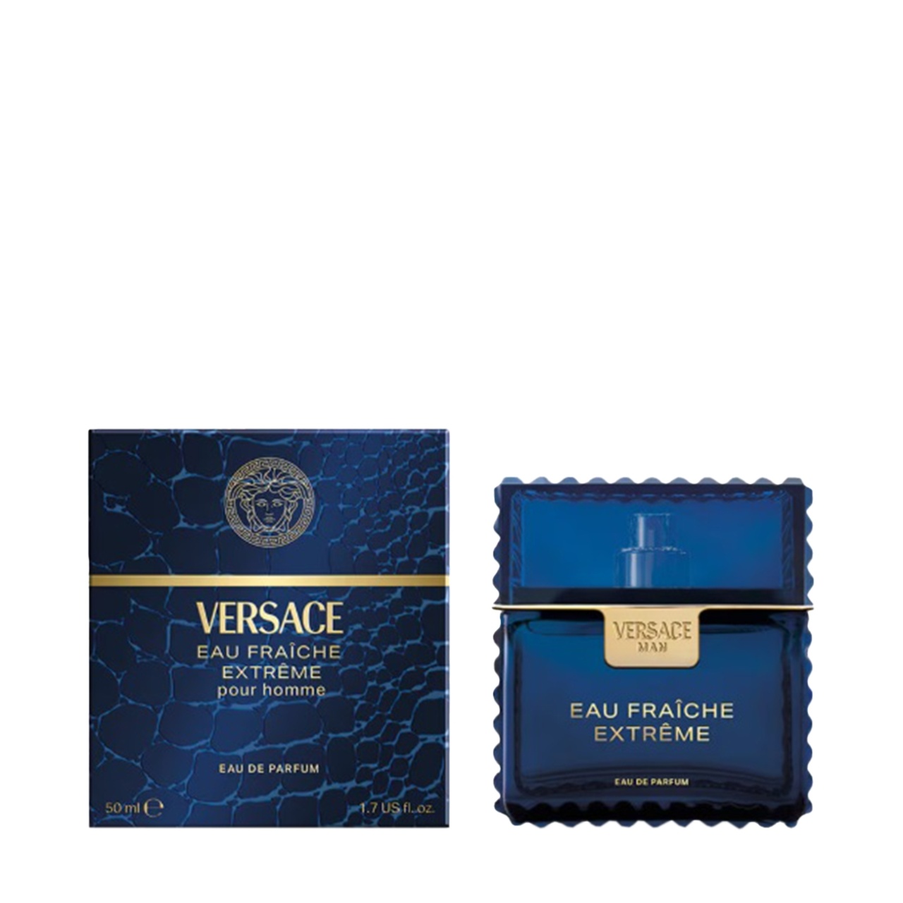 Oferte la Versace Man Eau Fraiche Extreme, Apa de Parfum, Barbati (Gramaj: 50 ml)