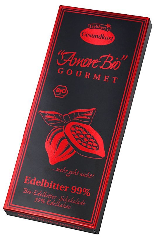 Oferte la Ciocolata neagra, 99% cacao, 80g Liebhart's Amore Bio