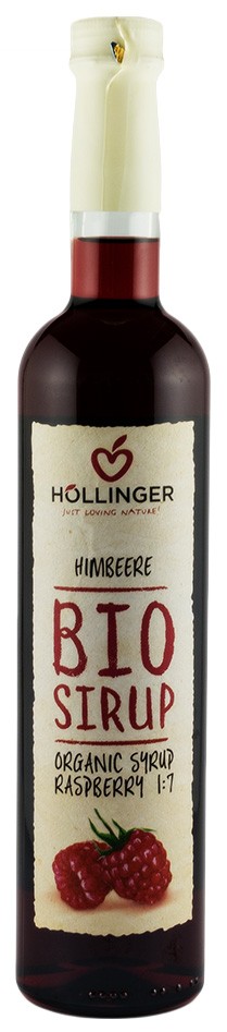 Sirop bio de zmeura, 500ml Hollinger