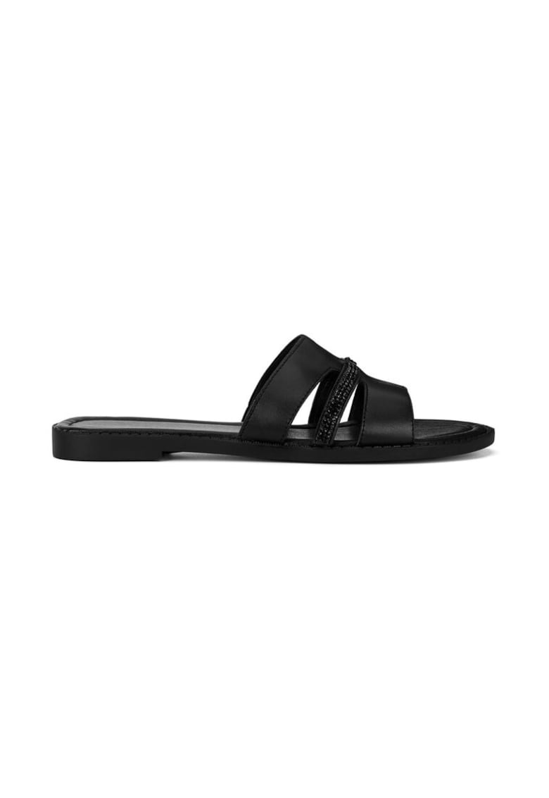 Slapi dama -  590559 - Piele naturala - Negru -