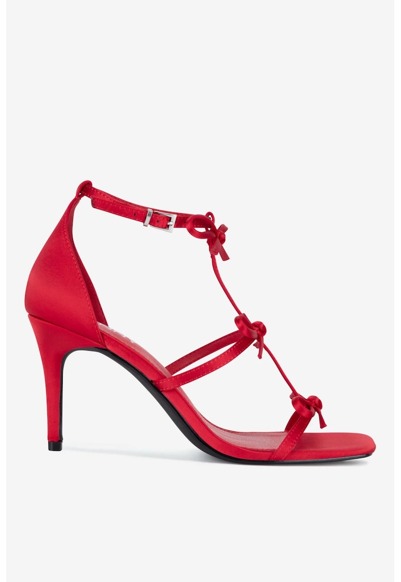 Sandale dama 5903698723990 - Textil - Rosu - Rosu