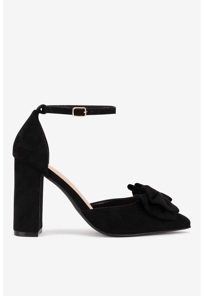 Pantofi dama  5905588727897 - Textil - Negru - Negru