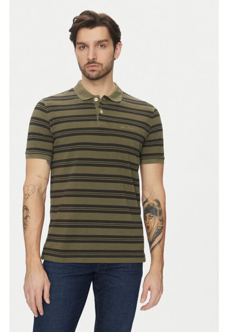 Tricou barbati - 304865381 - Bumbac organic - Verde - Verde