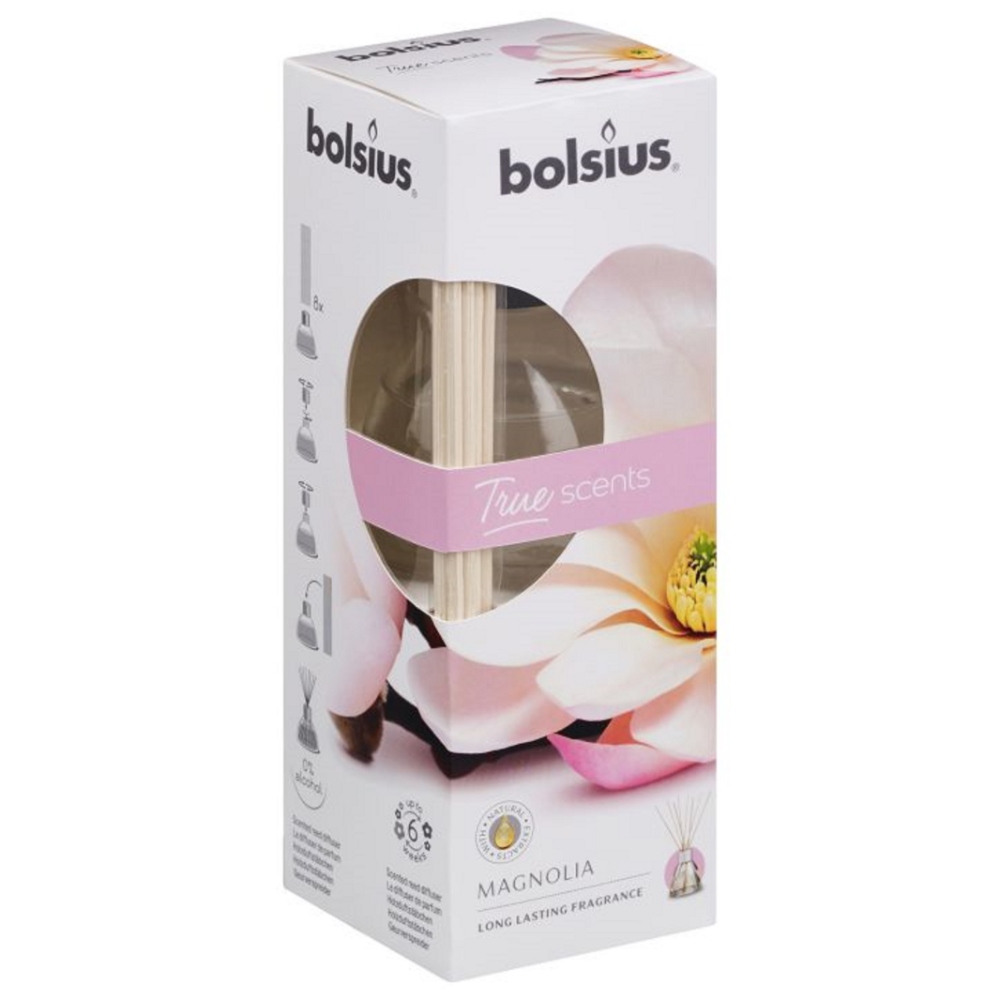 Oferte la  Odorizant cu betisoare Bolsius True Moods, magnolie, 45 ml