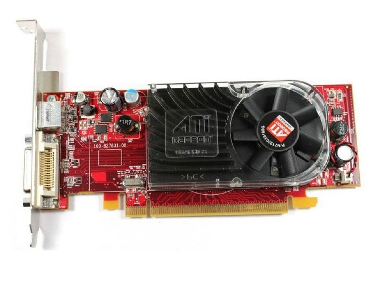 Oferte la Placa video: ATI Radeon 2400 HD; 256 MB; PCI-E 16X; 1 x DMS-59; 1 x SVIDEO; CN0FM351137408AK0783A01, 0FM351""