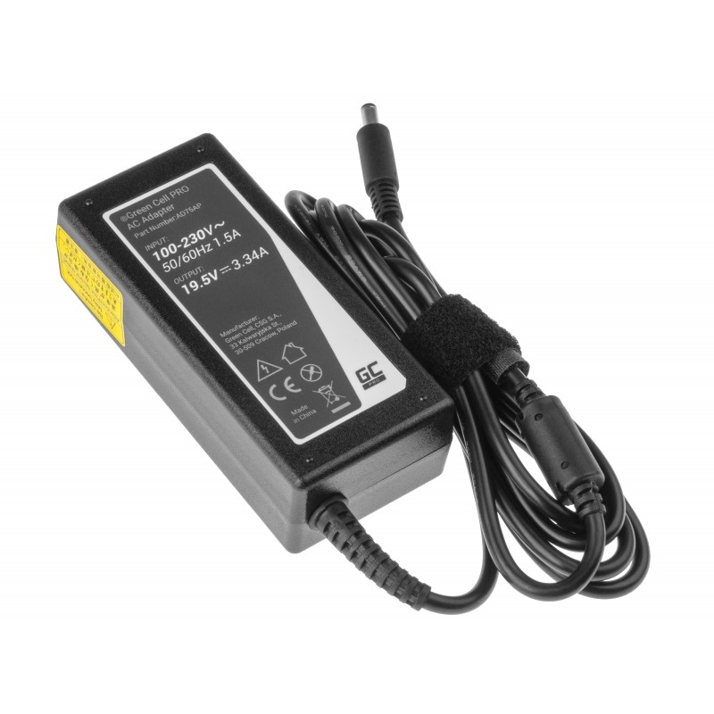Oferte la Alimentator LAPTOP DELL, producator GREEN CELL, AD75AP; 19V; 3340mAh; 65W, NOU