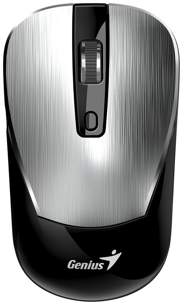 MOUSE Genius "NX-7125, PC sau NB, wireless, 2.4G, BlueEye, 1200 dpi, butoane/scroll 3/1, argintiu, "31030044402" (timbru verde 0.18 lei)