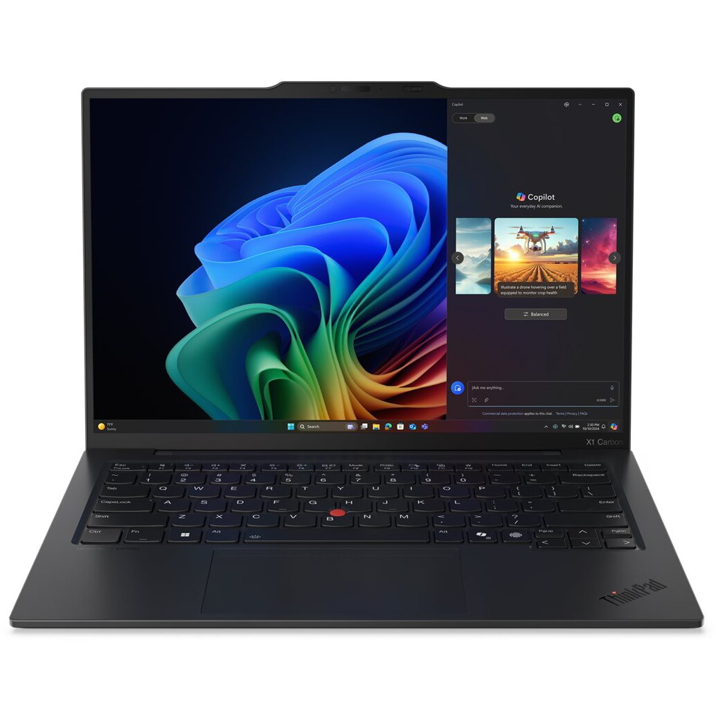 Laptop ThinkPad X1 Carbon Gen 13 Aura Edition WUXGA 14 inch Intel Core Ultra 7 258V 32GB 512GB SSD Windows 11 Pro Black