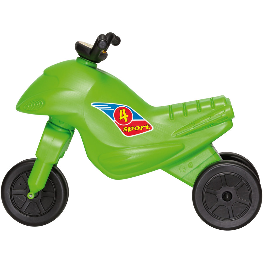 Oferte la Motocicleta Copii cu trei roti fara pedale mic culoarea Verde Mar