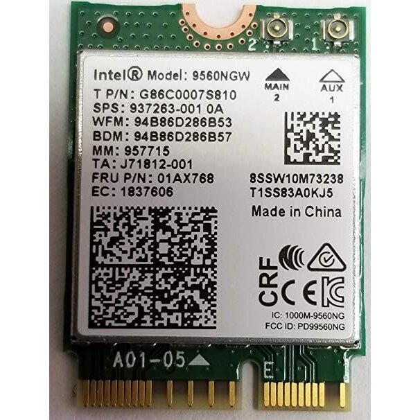 Oferte la Accesoriu server Dual Band Wireless AC 9560 M.2 wireless LAN adapter (Bulk)