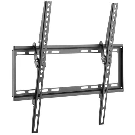 Oferte la Suport de Perete Tilt Extra Slim pentru TV/Monitor Plat Diagonala Compatibila 32-55Inch Unghi Reglabil 9 Grade VESA Compatibil Max 400x400 Max 35KG Negru
