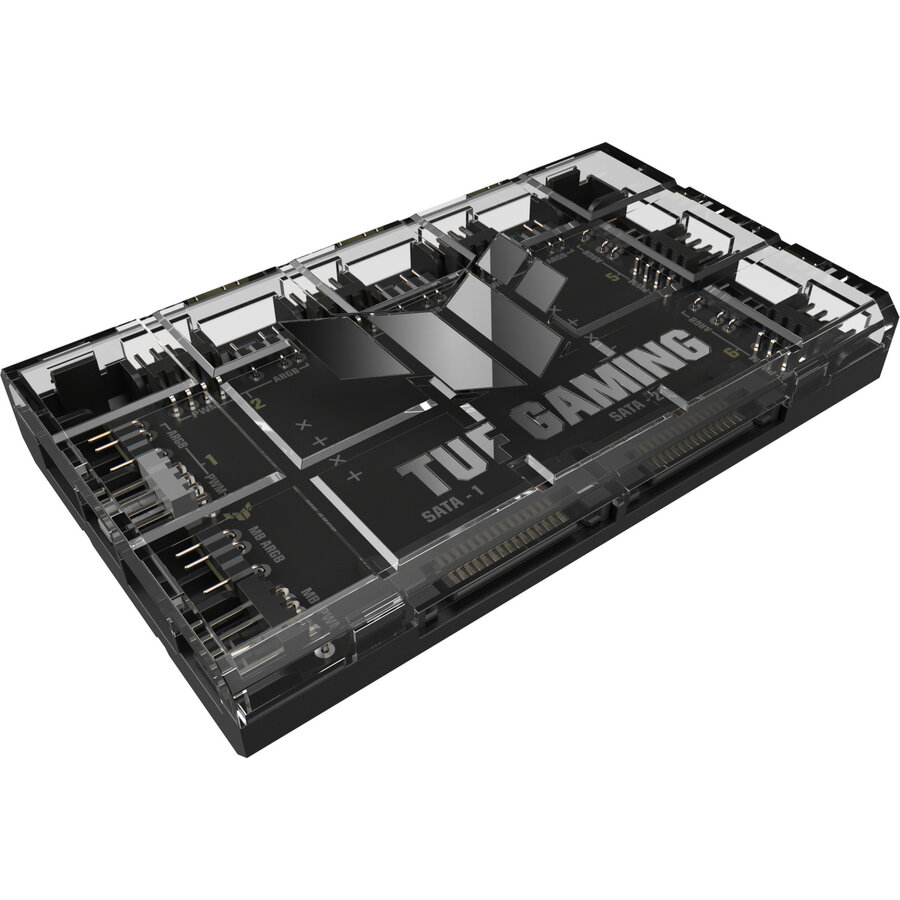 Oferte la TUF Gaming ARGB PWM Fan Hub, Fan Controller Black