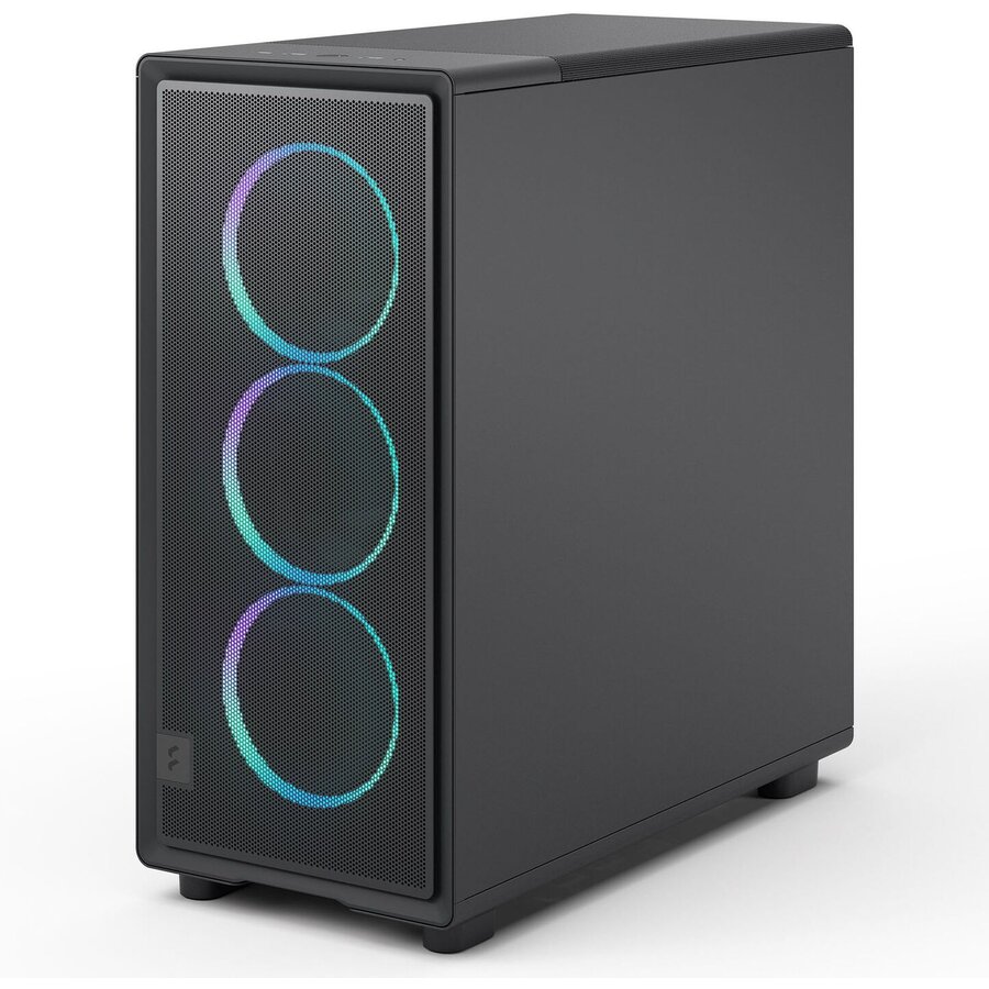 Carcasa Epoch RGB TG Light Midi-Tower ATX Tempered Glass Negru