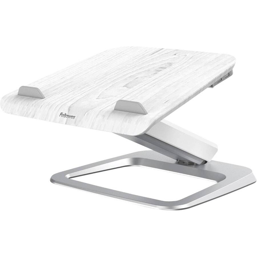 Oferte la Stand pentru Laptop Hana 8064401 Maxim 19Inch Inaltime Ajustabila 2 Porturi USB Sarcina 4.5KG Alb/Gri