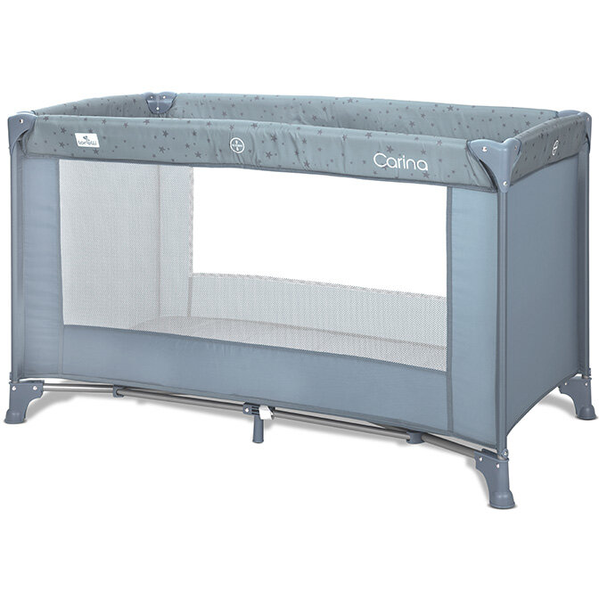 Oferte la Patut Pliabil Carina 1 Nivel Geanta de Transport Blue Stars