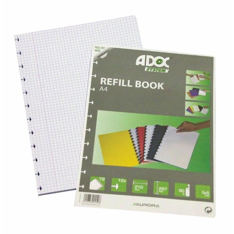 Oferte la Rezerva caiet A5, 72 file - 90g/mp, AURORA Adoc - matematica