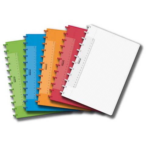 Oferte la Caiet A4, 72 file - 90g/mp, coperta PP transparent color, AURORA Adoc - matematica