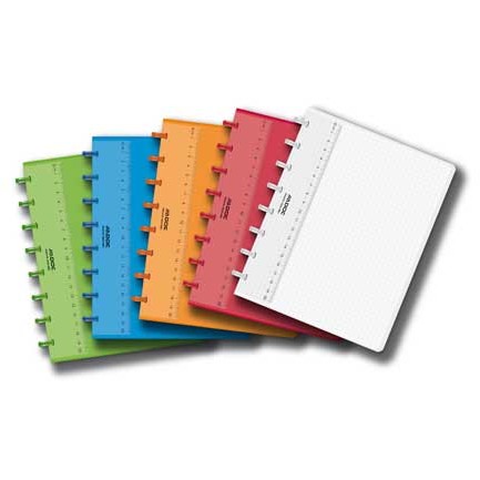 Oferte la Caiet A5, 72 file - 90g/mp, coperta PP transparent color, AURORA Adoc - matematica