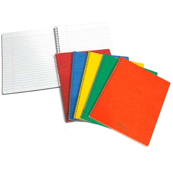 Oferte la Caiet cu spirala, A5, 60 file - 80g/mp, coperti carton, AURORA Bur-o-Class - dictando