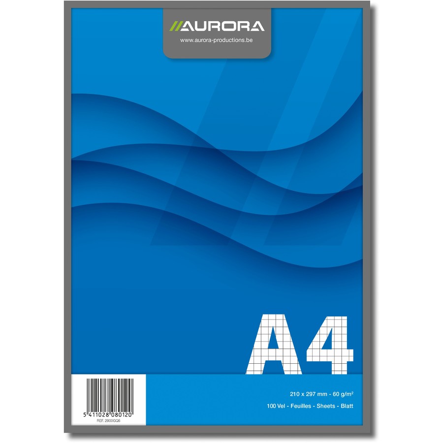 Oferte la Blocnotes capsat, A4, 100 file - 60g/mp, microperforatii, AURORA Office - dictando