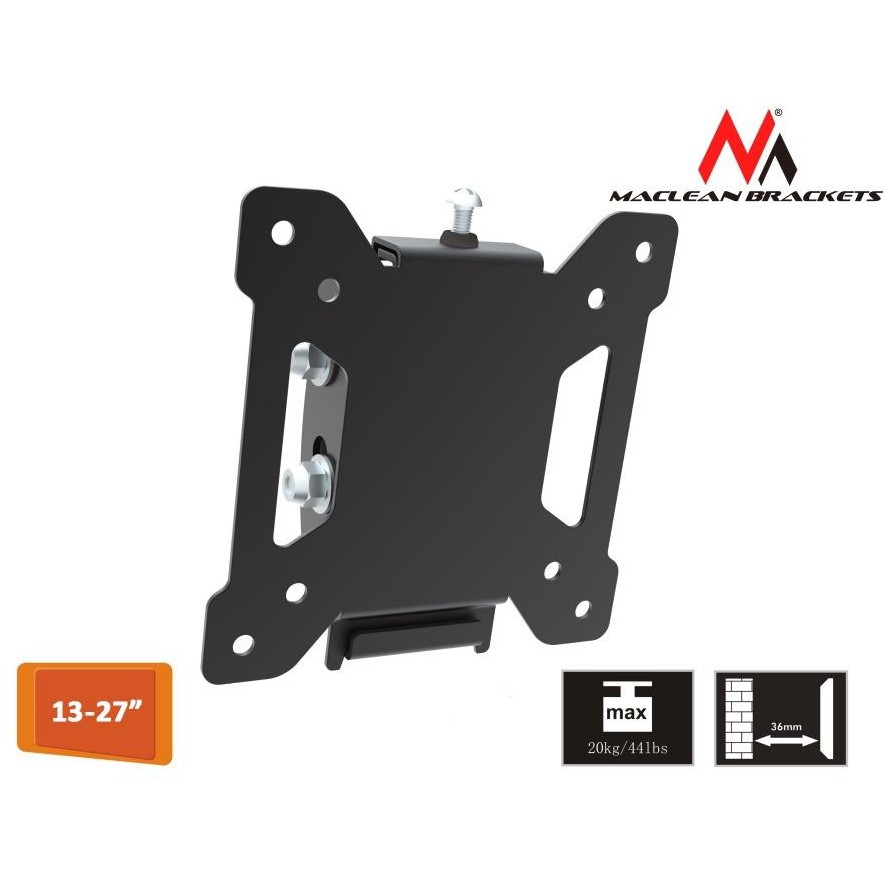 Oferte la Maclean MC-596 TV Wall Mount Bracket LCD LED Plasma 13'' - 27'' 20kg High Qualit