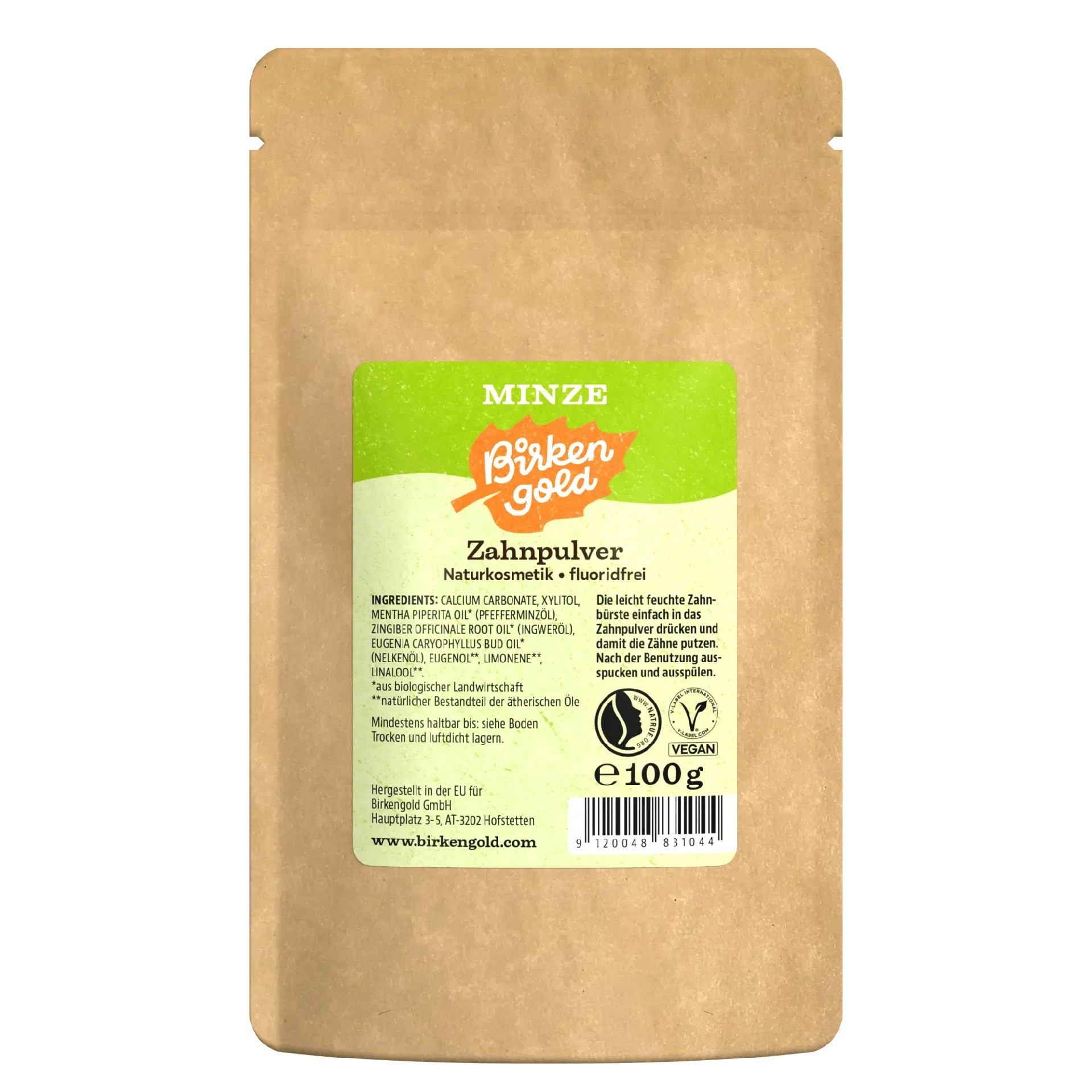 Oferte la Pulbere pentru dantura cu menta, 100 g Birkengold