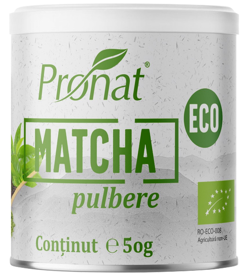 Oferte la Matcha bio pulbere, 50g Pronat