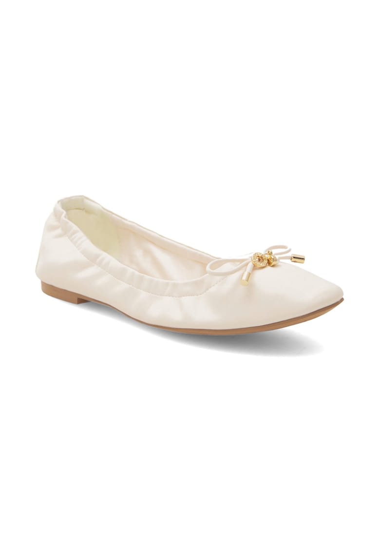 Balerini dama - 516552 - Piele ecologica - Ecru