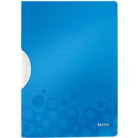 Oferte la Dosar cu clip LEITZ Wow ColorClip, PP - albastru metalizat