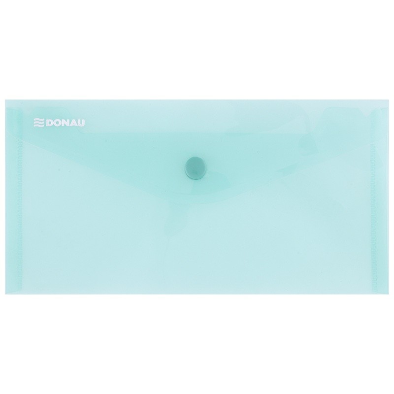 Oferte la Mapa PP protectie documente DL landscape, inchidere cu capsa, 10/set, DONAU - verde transparent
