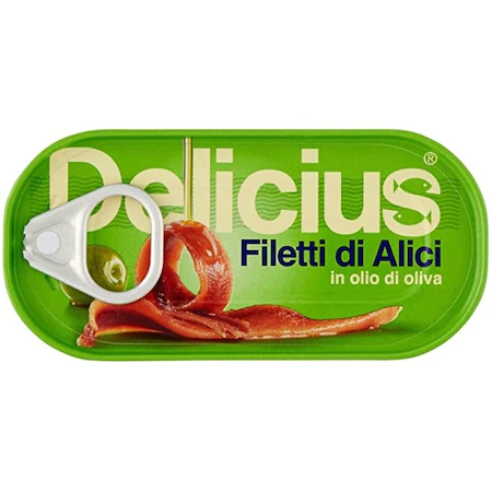 Oferte la File De Ansoa In Ulei De Masline Delicius 46g