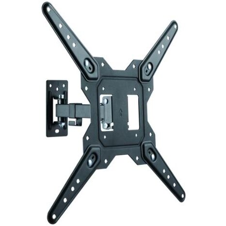 Oferte la Suport de Perete Motion Extra Slim pentru TV/Monitor Plat Diagonala Compatibila 23-55Inch Unghi Reglabil Sus-Jos si Stanga-Dreapta VESA Compatibil Max 400x400 Max 30KG Negru