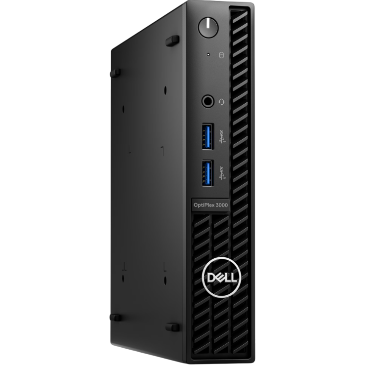 Mini PC Refurbished OptiPlex 3000 Intel Core i3-12100T 8GB DDR4 256GB SSD Windows 11 Pro Black
