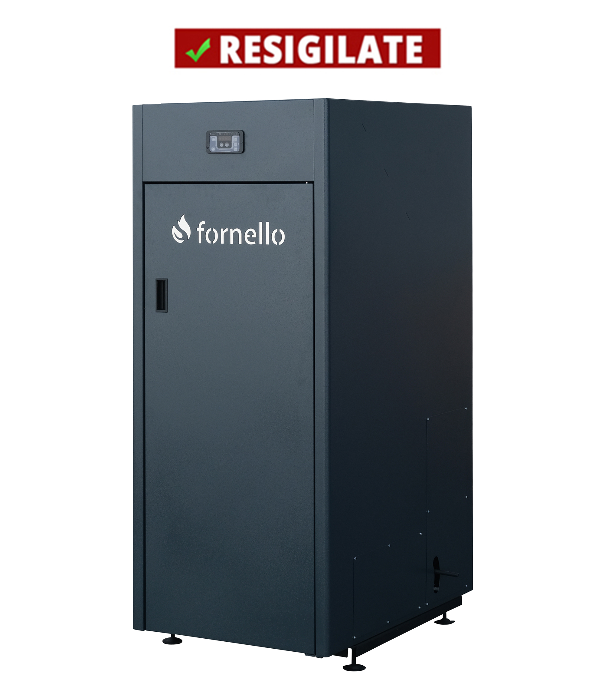 PRODUS RESIGILAT CU MICI DEFECTE ESTETICE DAR IN PERFECTA STARE DE FUNCTIONARE 6013 !!! CENTRALA PE PELETI FORNELLO KING PLUS 25 KW echipata cu: pompa de circulatie vas de expansiune supapa de siguranta automatizare rezervor pentru peleti 100 k