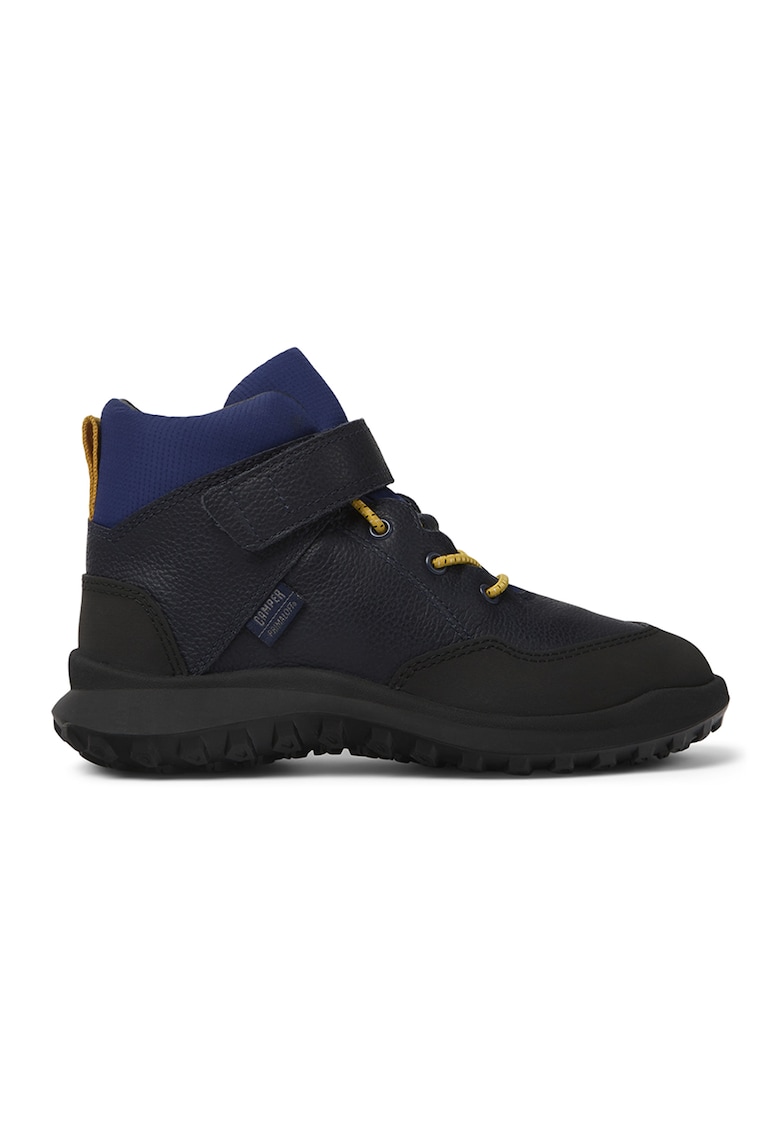 Oferte la Ghete cu piele cu velcro - Galben/Bleumarin