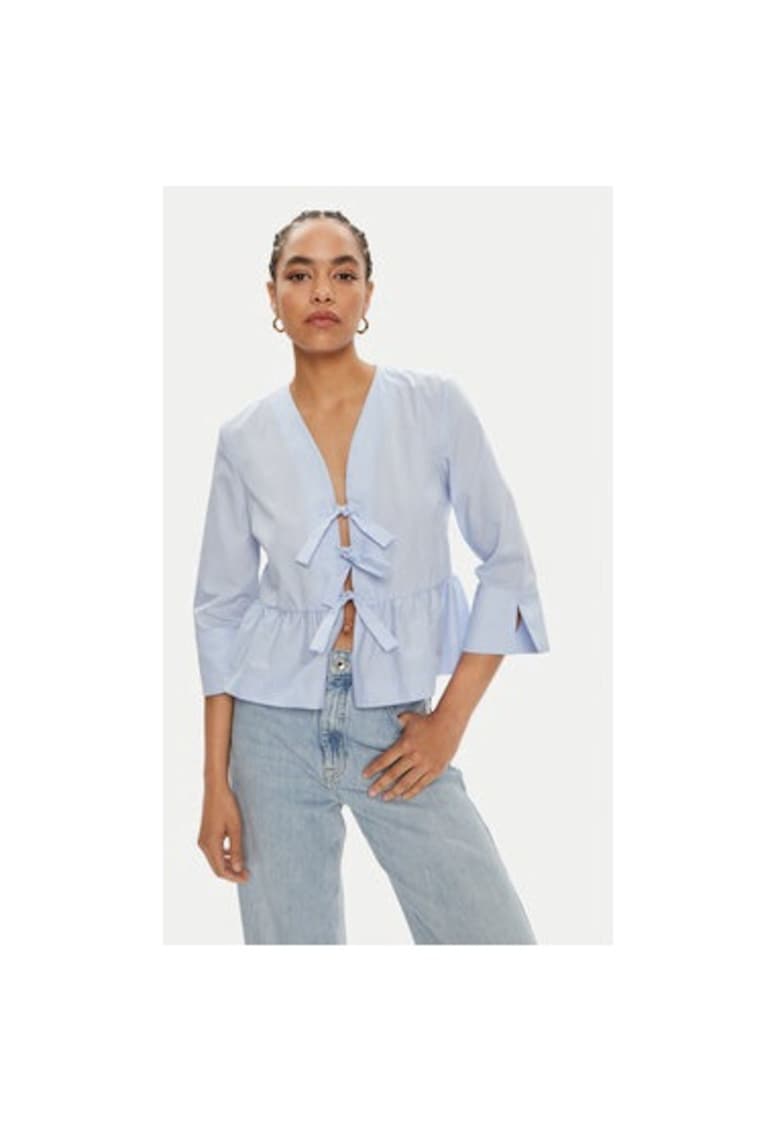 Bluza dama -  304549472 - Bumbac - Albastru - Albastru