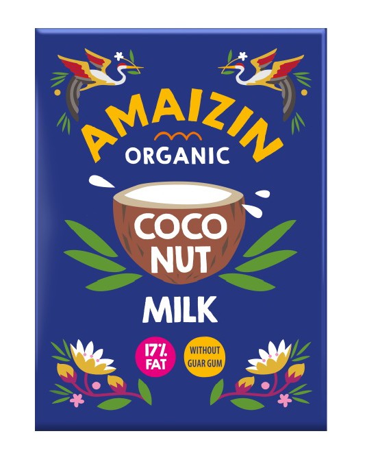 Oferte la Lapte bio de cocos 17% grasime, 500ml Amaizin