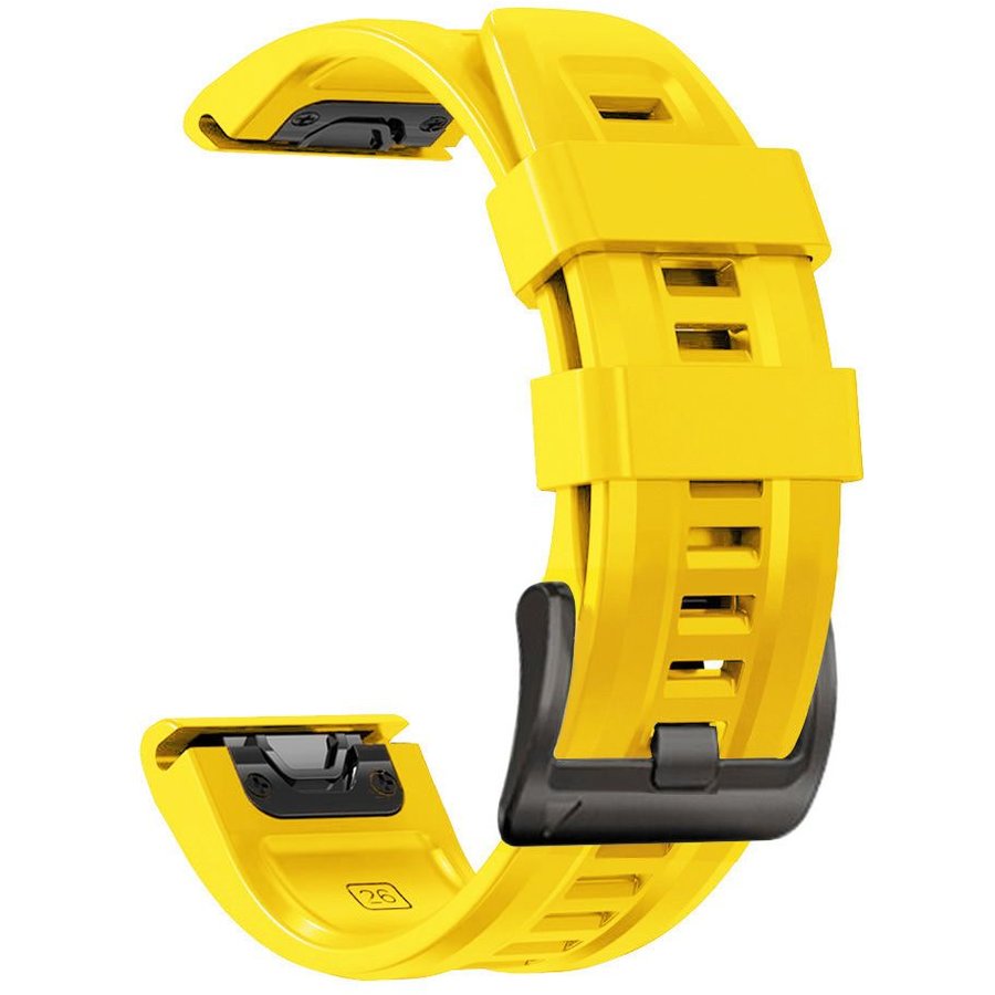 Oferte la Curea Smartwatch compatibila cu Garmin Fenix 5/6/6 Pro/7 Yellow