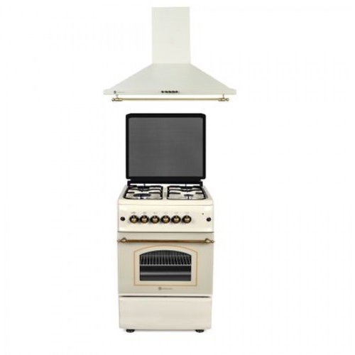 Oferte la Pachet Aragaz 4 Arzatoare + Hota Onda Beige