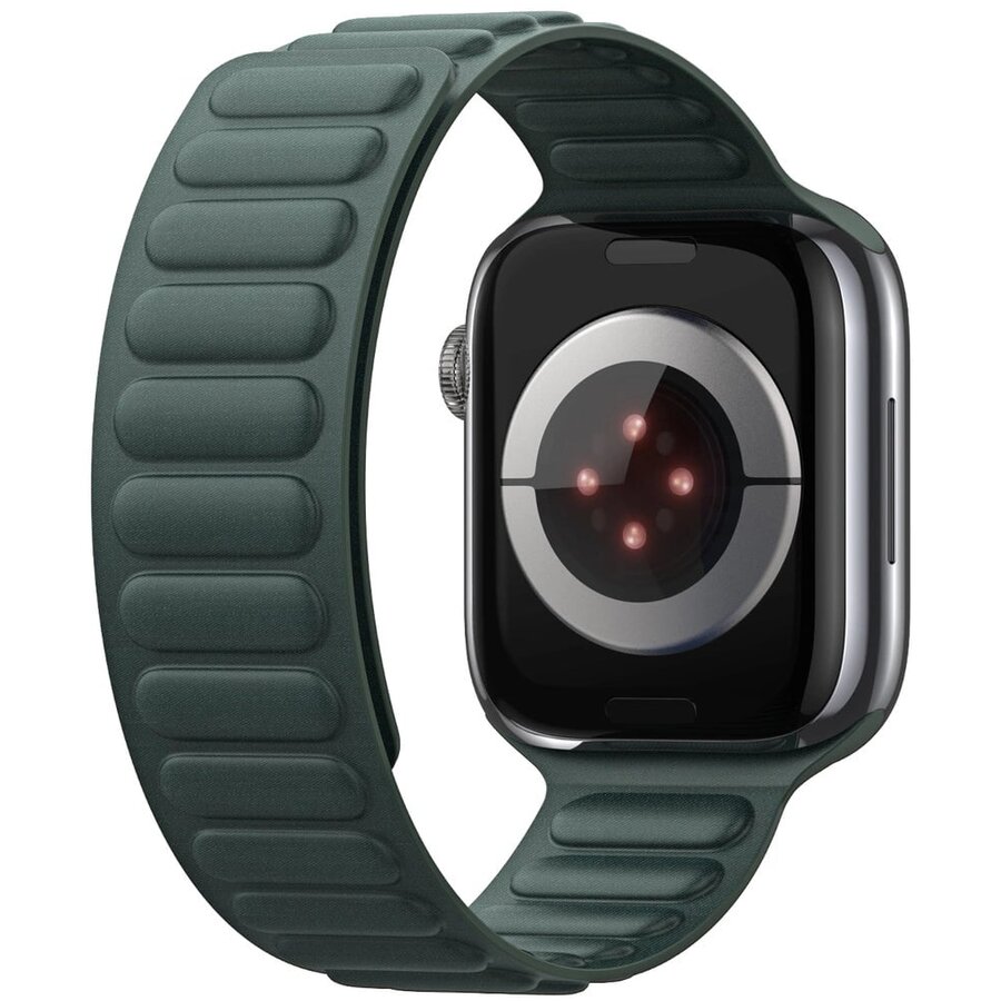 Oferte la Curea Smartwatch compatibila cu Apple Watch 4/5/6/7/8/SE 38/40/41mm Verde