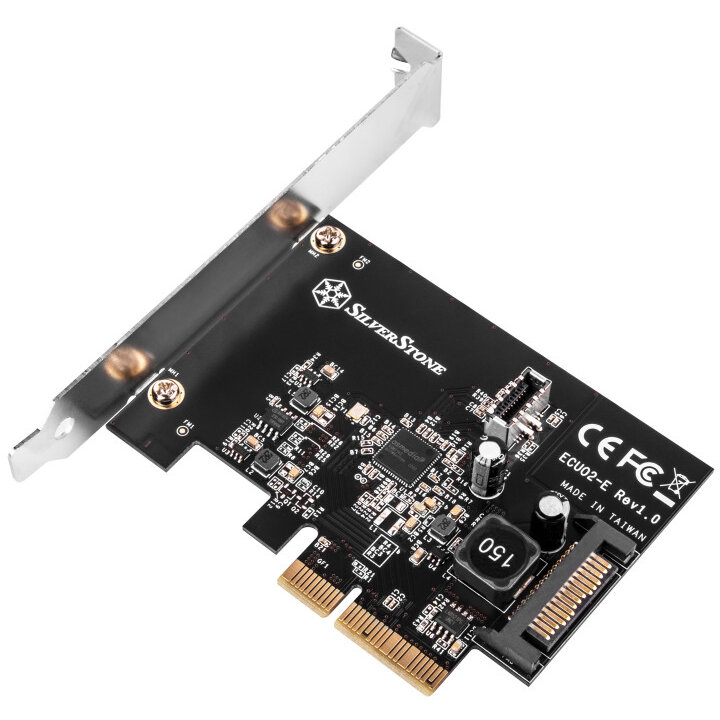 Oferte la Card PCIe SST-ECU02-E  Adaptor   USB-C Intern   I/O Ppanel PCIe 3.0