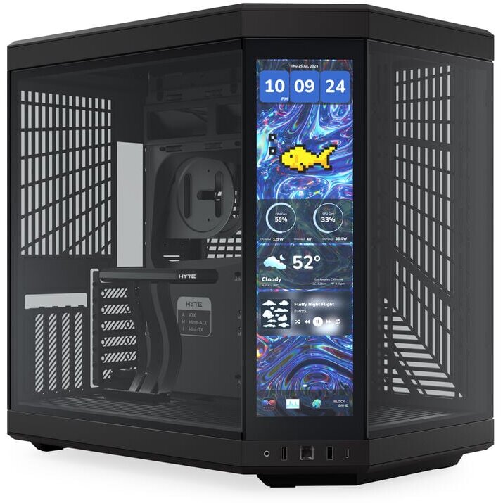 Oferte la Carcasa Y70 Midi Tower Touch Infinite  Pitch Black