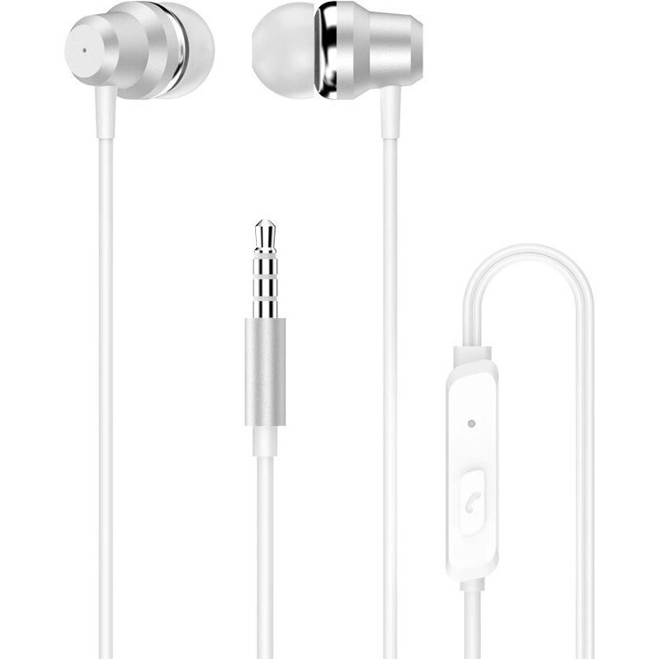 Casti In-Ear X10 Pro Control pe Fir Jack 3.5MM Lungime Cablu 1.2M Alb