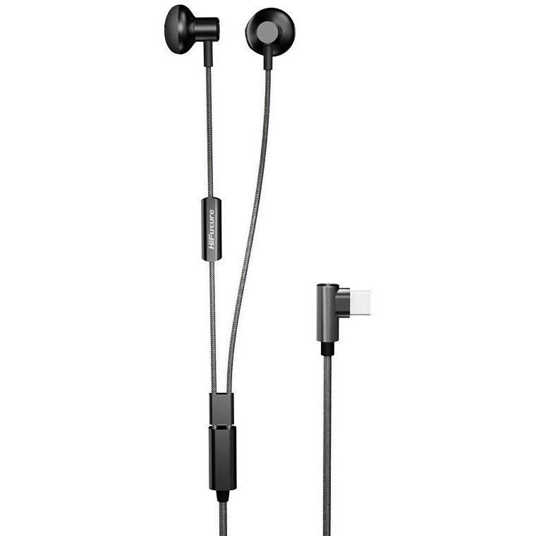 Oferte la Casti Mi5, In-ear, Control pe fir, USB-C, Lungime cablu 1.2m, Negru