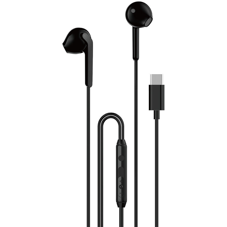 Oferte la Casti In-Ear X3C Control pe Fir USB-C Lungime Cablu 1.2M Negru