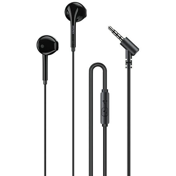 Casti PC-7, In-ear, Control pe fir, Jack 3.5mm, Lungime cablu 1.2m, Negru