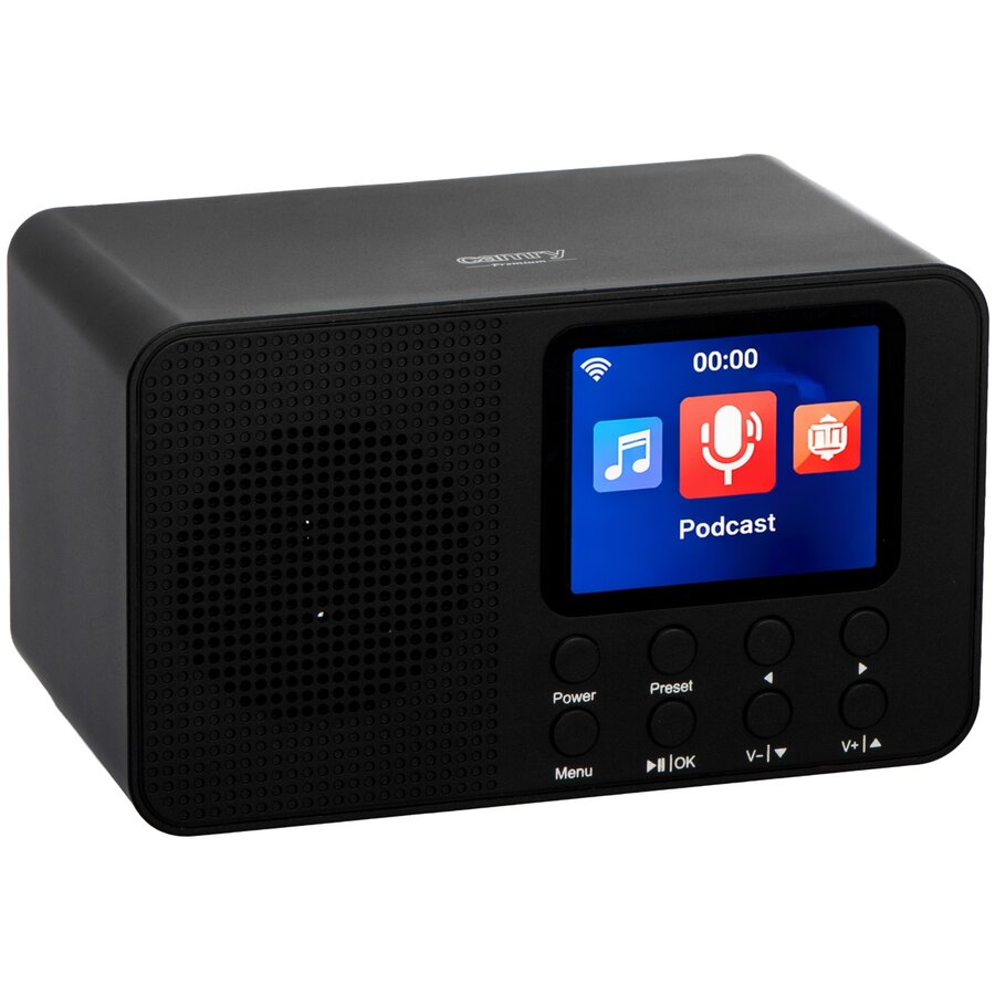 Oferte la Radio Digital CR 1918 Ecran TFT Color 2.4Inch Conectivitate Bluetooth Wi-Fi 2.4GHz RMS 3W Negru